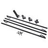 BOSS Buck Durable Stable Versatile Leg Stake Kit for Game Feeder | 4 Adjustable Feet Adapters Included | Fits Round and Square Legged Feeders view 2