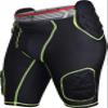 Exxact Sports Touchdown 5-Pad Adult Football Girdle for Men with Cup Pocket, Lightweight Padded Compression Shorts with Integrated Hip, Thigh, Tailbone Pads, Men's Girdle Football (AXL, Black) view 1