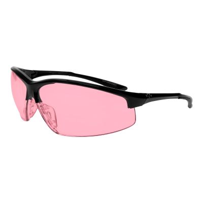 Walker's Tanker Open Frame Shooting Glasses Rose w/CASE