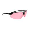 Walker's Tanker Open Frame Shooting Glasses Rose w/CASE view 2