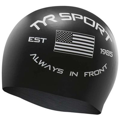 TYR Swim Cap,Black