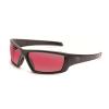 Walker's IKON Vector Full Frame Shooting Glasses | Impact-Resistant Non-Slip Frame Hunting Shooting Eyesight Protection Glasses, Microfiber Lens Cloth & Carry Case Included, Rose view 1