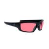 Walker's IKON Vector Full Frame Shooting Glasses | Impact-Resistant Non-Slip Frame Hunting Shooting Eyesight Protection Glasses, Microfiber Lens Cloth & Carry Case Included, Rose view 2