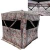 Muddy Outdoors Hunting Easy Set-Up Portable Concealable Black-Backed Water Resistant Epic Camo Prevue Ground Blind, 3-Person view 1