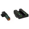 TRUGLO TFX PRO Handgun Sight | Compact Snag-Free Durable Shock-Resistant Glowing Tritium & Fiber-Optic Xtreme Night Sight with High Contrast Orange Front Ring, Compatible with Canik TP9 Handguns view 2