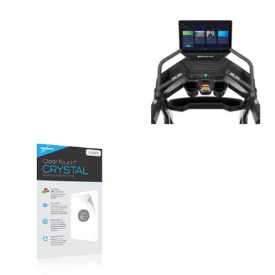 BoxWave Screen Protector Compatible with BowFlex Treadmill 22 - ClearTouch Crystal (2-Pack), HD Film Skin - Shields from Scratches