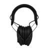 WALKER'S Razor Rechargeable Electronic Muff - HD Speakers 21dB NRR Compact Collapsible Hunting Shooting Hearing Protection Earmuffs, USB Charging Cable Included, Black view 3