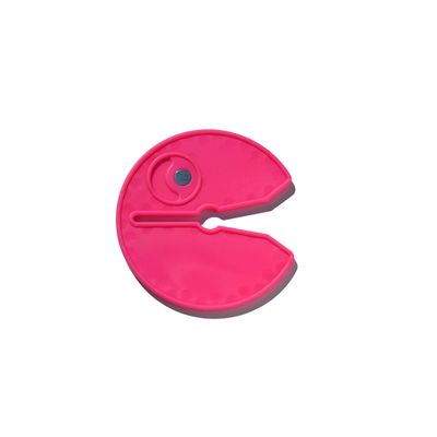 Dry Grip Large 4" Inch Vivid Pink 100 Pack With Magnet For Your Golf Ball Marker (Golf Club Rest) (Grip Protector from Toxic Chemicals)