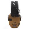 Walker's Razor Slim X-TRM Noise-Cancelling Sound-Enhancing Hunting Gun Range Shooting Electronic Earmuffs with Cooling Pads, Moisture Wicking Headband & 2 AAA Batteries, Battle Brown view 3
