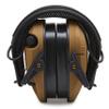 Walker's Razor Slim X-TRM Noise-Cancelling Sound-Enhancing Hunting Gun Range Shooting Electronic Earmuffs with Cooling Pads, Moisture Wicking Headband & 2 AAA Batteries, Battle Brown view 4