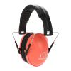 WALKER'S Youth & Women's Shooting Low Profile Folding Padded Headband Adjustable Hearing Protection Earmuffs, Coral view 2