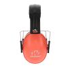 WALKER'S Youth & Women's Shooting Low Profile Folding Padded Headband Adjustable Hearing Protection Earmuffs, Coral view 4