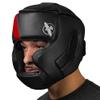 Hayabusa T3 Adjustable MMA Headgear - Black/Red, Large view 3