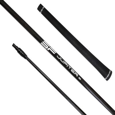 Steadfast Carbon Fiber Driver Shaft - Carbon Fiber Golf Shaft with Standard 45.5" Play Length - 4 Flex Choices - Adapter Included - Installed Professional Club Fitting Team (X-Stiff, PING400)