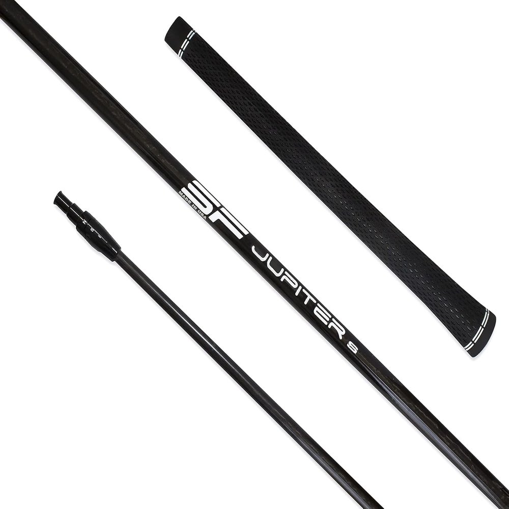 Steadfast Carbon Fiber Driver Shaft - Carbon Fiber Golf Shaft with Standard 45.5" Play Length - 4 Flex Choices - Adapter Included - Installed Professional Club Fitting Team (X-Stiff, PING400)