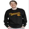 Blue 84 Men's Iowa Hawkeyes Crewneck Sweatshirt Cursive Team Color, Team color, Small view 2