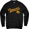 Blue 84 Men's Iowa Hawkeyes Crewneck Sweatshirt Cursive Team Color, Team color, Small view 3