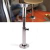 TFCFL Adjustable Table Pedestal Stand with Adjustable Height 22-28 Inch,Aluminum Finish Removable for RV Camper Marine Boat Caravan Motorhome Galley view 1