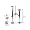 TFCFL Adjustable Table Pedestal Stand with Adjustable Height 22-28 Inch,Aluminum Finish Removable for RV Camper Marine Boat Caravan Motorhome Galley view 2
