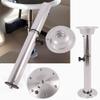 TFCFL Adjustable Table Pedestal Stand with Adjustable Height 22-28 Inch,Aluminum Finish Removable for RV Camper Marine Boat Caravan Motorhome Galley view 3