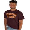 Blue 84 Men's Virginia Tech Hokies T-Shirt Arched Team Color, Team Color, Medium view 1