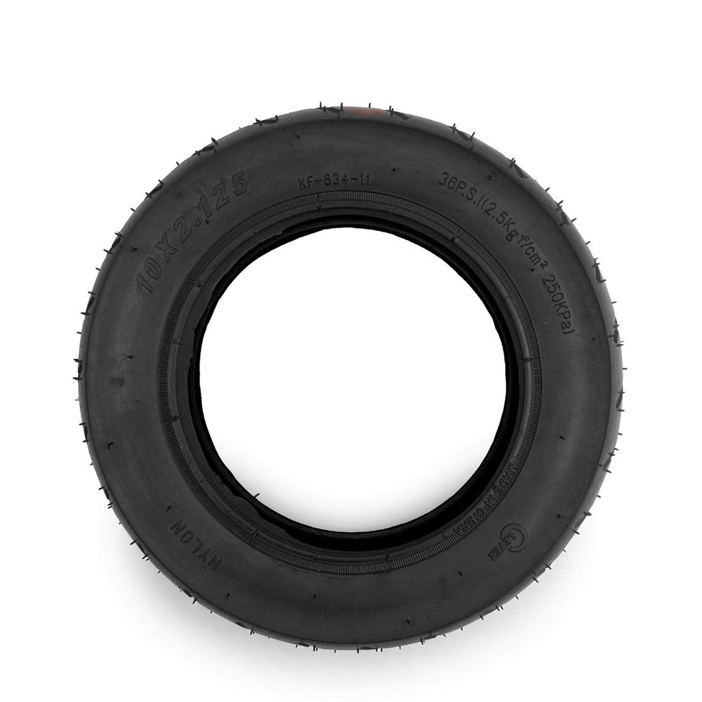 10x2.125 Inflated Tyre with Air Tube for 10" Scooter Wheel Replacement Tire for Our 10-inch Drum Brake Wheel (Outer tire)