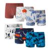 Family Feeling 6 Packs Little Boys' Cotton Boxer Brief Underwear Size 5 view 1