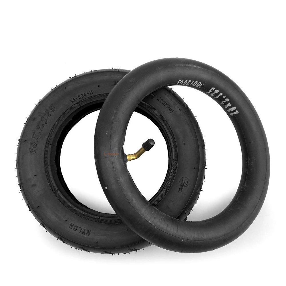10x2.125 Inflated Tyre With Air Tube For 10" Scooter Wheel Replacement Tire For Our 10-inch Drum Brake Wheel (tire and tube)
