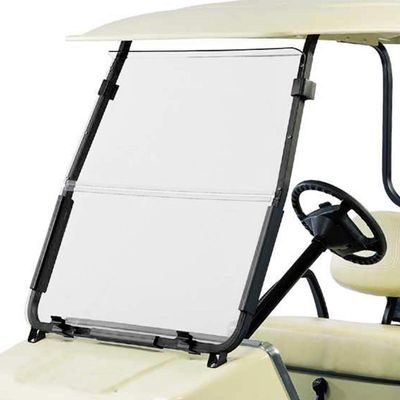 EPR Distribution Windshield Golf Cart Folding Acrylic Replacement for Club Car DS Clear '00.5+