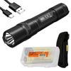 Nitecore MH11 USB-C Rechargeable EDC Flashlight, 1000 Lumen with Two Batteries and LumenTac Organizer view 1