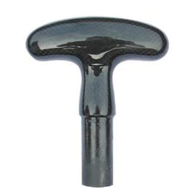 Z&J SPORT Paddle Handle for Dragon Boat Paddle, Canoe Paddle, Carbon Fiber T Handle Replacement for DIY (45#)