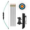 Dostyle 44" Bow and Arrow Set for Kids Children Outdoor Youth Recurve Bow Junior Archery Training for Kids Teams Game Gift view 1