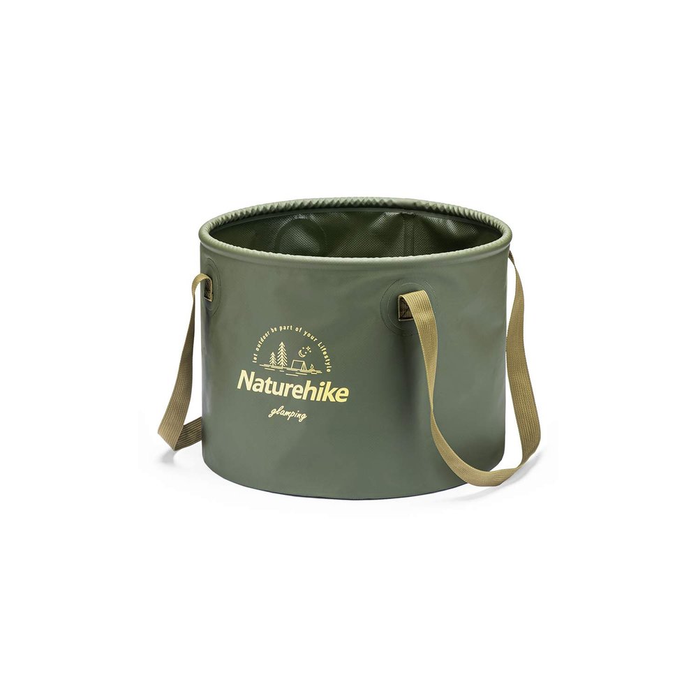 Naturehike Collapsible Bucket, Folding Bucket Wash Basin with Handle, Portable Water Container 5.28 Gallon (20L) for Camping Fishing Travelling Gardening