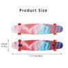 KHUY Skateboard Cruiser 46 Inch Longboard Drop Through Complete Skateboards 8 Layer Maple Wood Skate Board Deck Pro Long Boards Skateboard Adults for Beginners, Boys, Girls, Teens (Color : Purple) view 4