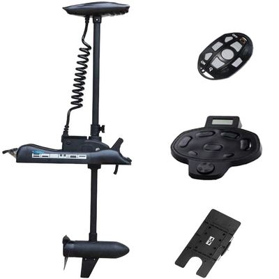 AQUOS Haswing CaymanB Bow Mount Trolling Motor with Wireless Remote & Wireless Foot Control, Quick-Release- 55 Lb. Thrust, 48 in. Shaft, Saltwater & Freshwater