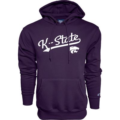 Blue 84 Men's Kansas State Wildcats Hoodie Cursive Team Color, Team Color, XX-Large