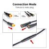 baluoqi Electric Bike 1T2 Cable Y-Splitter Extending Wire with Waterproof 3 Pin Connector Extension Cable for Ebike Light, Gear Sensor and Brake in Ebike Conversion Kit view 4
