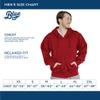 Blue 84 Men's Penn State Nittany Lions Full Zip Hoodie Twill Applique Team Color, Team Color, Medium view 4