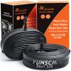 2-PCS 26x1 3/8 Heavy Duty Bike Tire Tubes AV32MM Schrader Valve 37-590 Inner Tubes Compatible with 26x1 3-8 26 x 1 3/8 Bike Bicycle Tire Tubes view 1