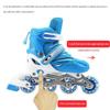 Yusat 2 in 1 Roller Skates 4 Size Adjustable Roller Skates for Kids and Adults Outdoor Flashing Wheel Skates- Safe Protective Beginner Skates, Red , M ((suitable for usual shoe size 33-37) view 3