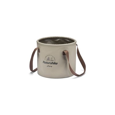 Naturehike Collapsible Bucket, Folding Bucket Wash Basin with Handle, Portable Water Container 2.64 Gallon (10L) for Camping Fishing Travelling Gardening