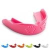 SISU 3D Mouthguard, Hot Pink - Pre-Formed, Easy Fit Protection for Lacrosse, Football, Hockey, Team Sports - Adult Fit - Remoldable Up to 20 Times - Works for Braces - Non Toxic view 1