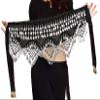 Festival Gypsy Skirt Belly Dancer Dance Outfit Hip Scarf Fortune Teller Costume Gypsie White view 1