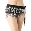 Festival Gypsy Skirt Belly Dancer Dance Outfit Hip Scarf Fortune Teller Costume Gypsie White view 2