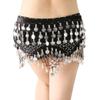 Festival Gypsy Skirt Belly Dancer Dance Outfit Hip Scarf Fortune Teller Costume Gypsie White view 3