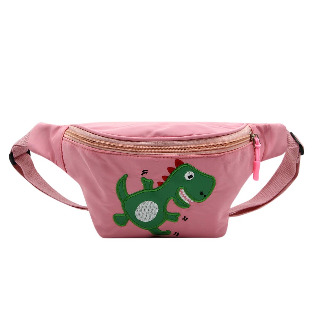 Fanny Pack for Kids, Cartoon Dinosaur Waist Bag Small Hipsack Waist Pack Fanny Phone Wallet Pouch with Adjustable Belt for Children Sports Running,Camping,Traveling,Camping