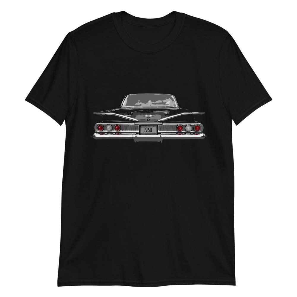 JG Infinite 1960 Chevy Impala Hardtop Short-Sleeve Unisex T-Shirt Black