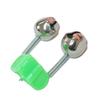 10Pcs LED Night Fishing Rod Bait Alarm Bell, LOT LED Twin Bells Fishing Tackle Night Sea Fishing Rod LED Light Clip with Twin Bells, Fishing Stick Bells Clip Rod Clamp Alert Bells view 2