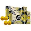 PlayBetter Bridgestone e12 Contact Golf Balls | Multi-Packs | FLEXATIV Cover Technology & Contact Force Dimple | 46% More Surface Contact (Two Dozen, Matte Yellow) view 1
