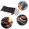 Rayeeley 2-Pack Stainless Steel Mesh Camping Grill, Bushcraft Grills Backpacker Barbecue Grills, Campfire Cooking BBQ Grate, High Strength Outdoor Mesh Gear for Camping, Hiking, Backpacking view 2